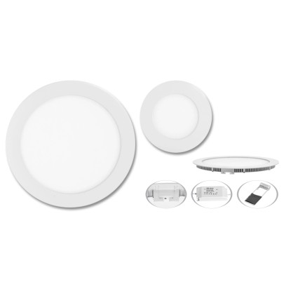 Ecolite LED vstavané svietidlo LADA pr. 120 mm