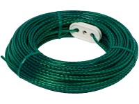 Šnúra na prádlo z PVC s oceľovým jadrom 3 mm x 30 m