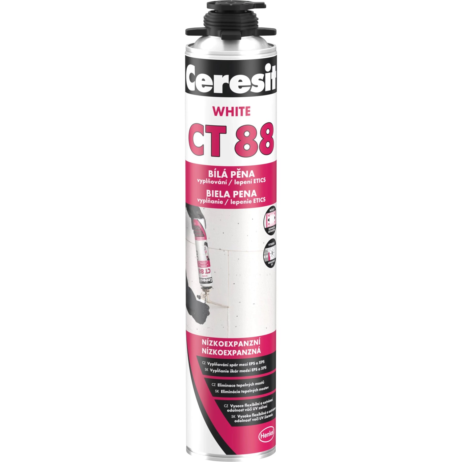 E-shop CERESIT CT 88 Express White Polyuretánové montážne lepidlo 750 ml
