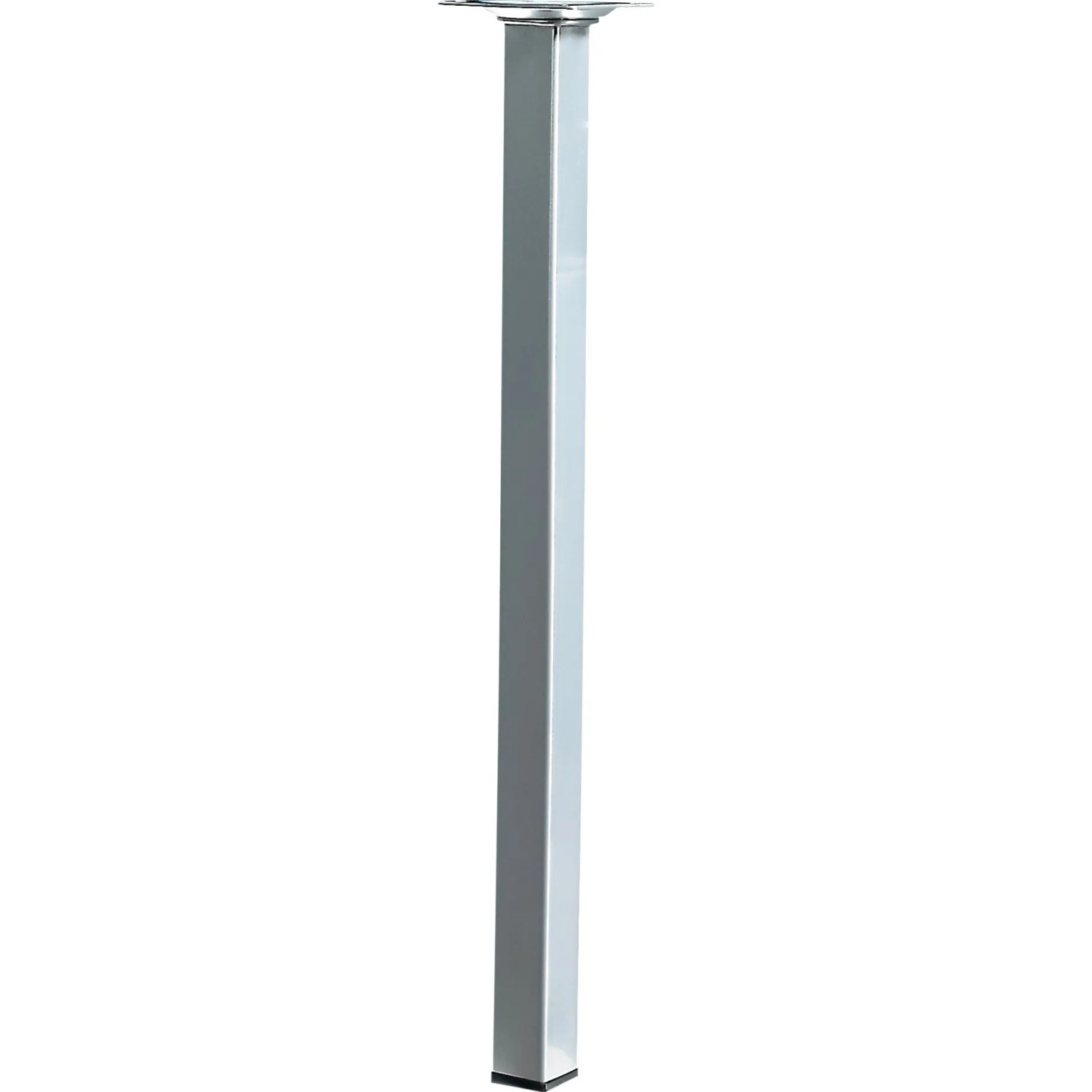 E-shop Hettich Nábytková noha hranatá, hliník, 25 x 25 x 400 mm