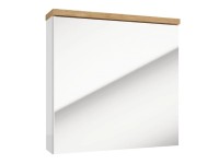 Defra Zrkadlová skrinka SPACE SYSTEM E60 1D, biely lesk/zlatý dub, 60x60x15 cm Defra Zrkadlová skrinka SPACE SYSTEM E60 1D, biely lesk/zlatý dub, 60x60x15 cm