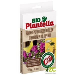 Bio Plantella žlté lepové dosky proti škodcom, 10 kusov. Na hubenie škodcov v záhrade.