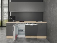 Flex-Well Kuchyňa Morena 210 cm/typ 7 - chladnička/varná doska/umývačka