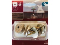 OBI Parketové podložky so skrutkou pr. 28 mm, 4 ks