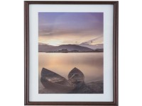 Bondecor Fotorám plastový FAST tmavé drevo, 10 x 15 cm