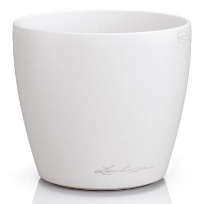 Lechuza Kvetináč CLASSICO Color SINGLE 10 biela pr. 11 x 10 cm