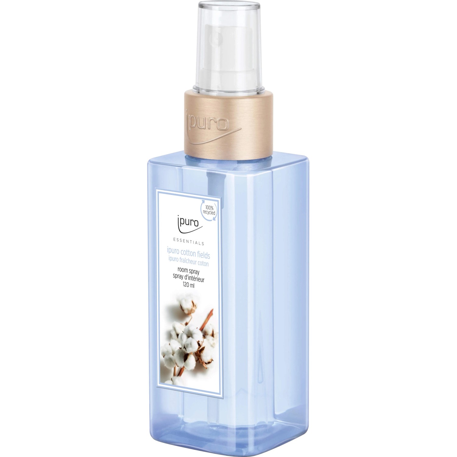 E-shop Ipuro Izbový sprej Essentials, Cotton Fields, 120 ml