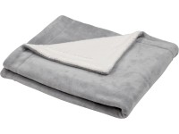 Flísová deka Sherpa 130 cm x 150 cm tmavosivá