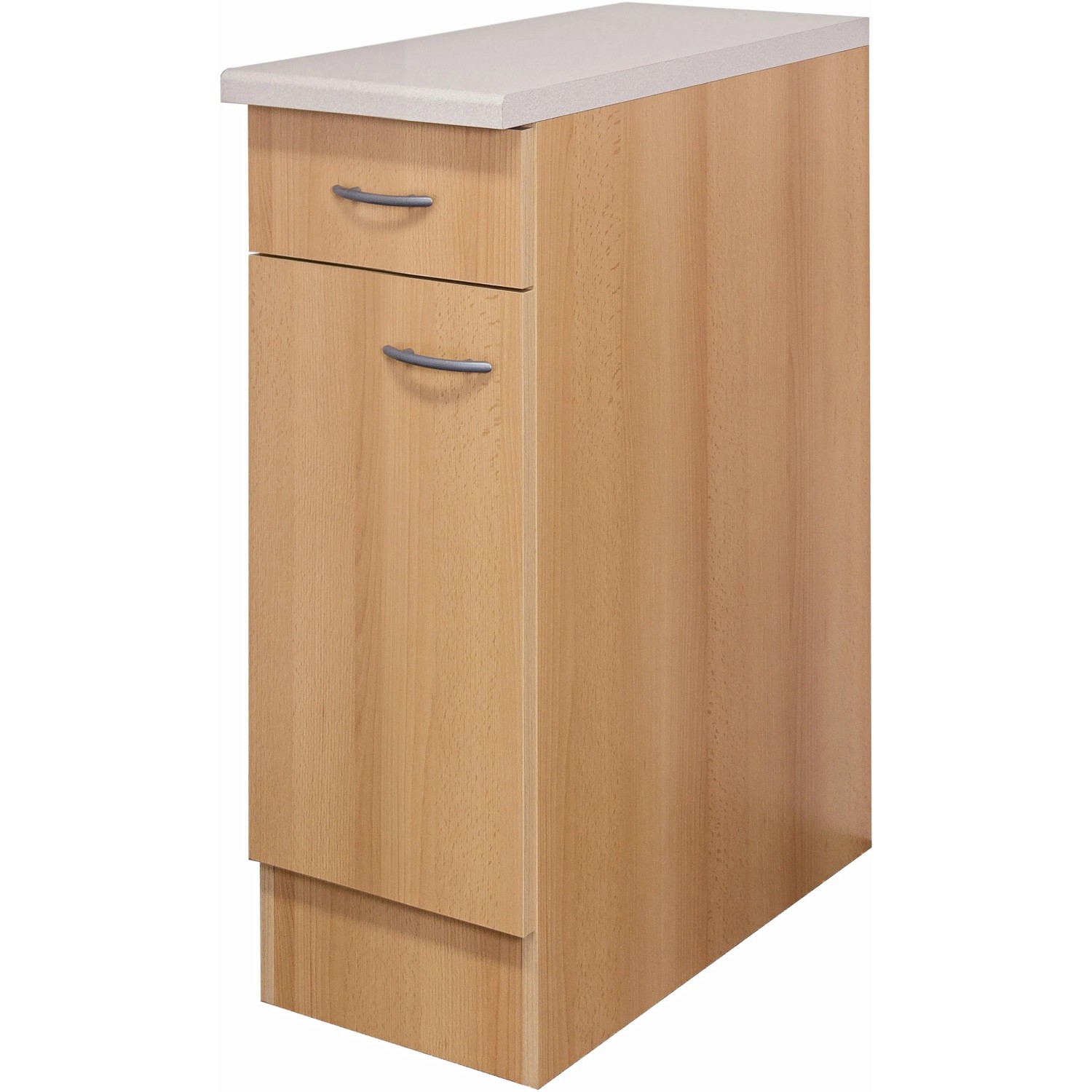 E-shop Flex-Well Kuchynská skrinka Nano spodná, zásuvky + dvierka, 30 x 85 x 57,1 cm