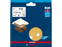 Bosch Brúsny list Expert C470, P40, pr. 125 mm, 5 ks