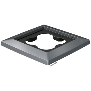 Lechuza Rolluntersetzer Cubico 30, antracit metalíza, 32x32 cm pre kvetináče.