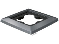 Lechuza Podstavec pod kvetináč s kolieskami Cubico 30, met. antracit, 32 x 32 cm