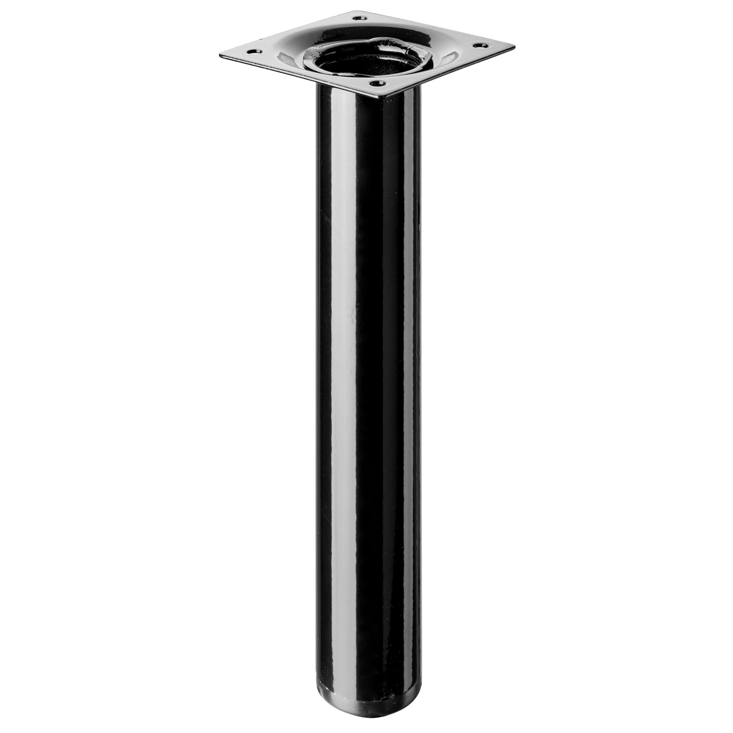 E-shop Hettich Stolová noha priemer 30 mm x 200 mm čierna