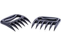 BBQ Grilovacie trhacie vidlice Pulled Pork 2-dielna súprava čierne