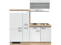 Flex-Well Kuchyňa Valero 190 cm/typ 1 - chladnička/varná doska