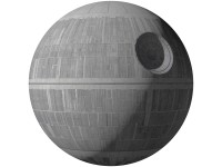 Komar Samolepiaca vliesová fototapeta Star Wars XXL Death Star 127 x 127 cm