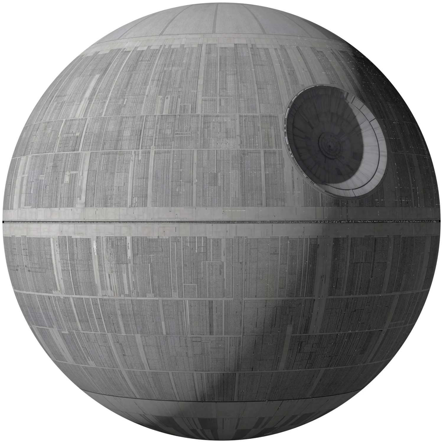 E-shop Komar Samolepiaca vliesová fototapeta Star Wars XXL Death Star 127 x 127 cm