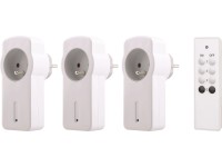 Súprava rádiových spínačov do interiéru, max. 2300W, 433,92MHz, dosah max. 30m