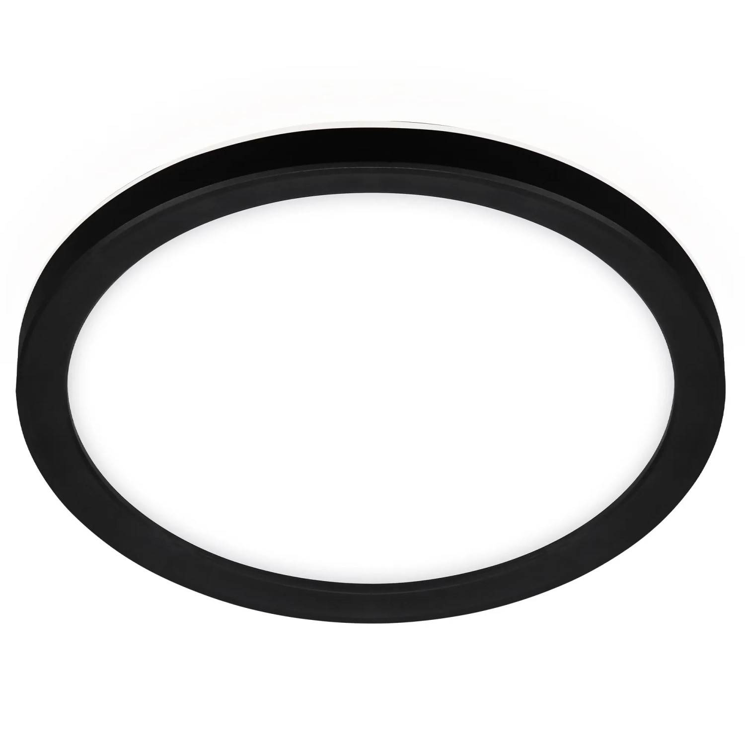 E-shop Briloner LED stropné svietidlo Slim čierne 12W 1400lm 4000K pr. 19 x 2,8 cm