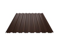 Trapézový plech TRB18/1100, hnedý, 2000 x 1130 mm
