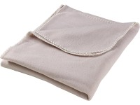 Fleecová deka Uni, svetlo sivá, 130 x 160 cm