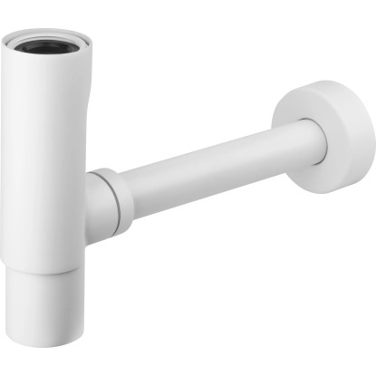 baliv Dizajnový umývadlový sifón DS-3440, matná biela, 5/4"