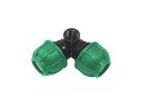 Irritec Koleno s odbočkou Connecto s vnútorným závitom 25x25x1/2