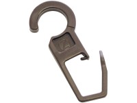 Gardinia Háčik na záclony Lugano, koloniálna hnedá, 10 ks