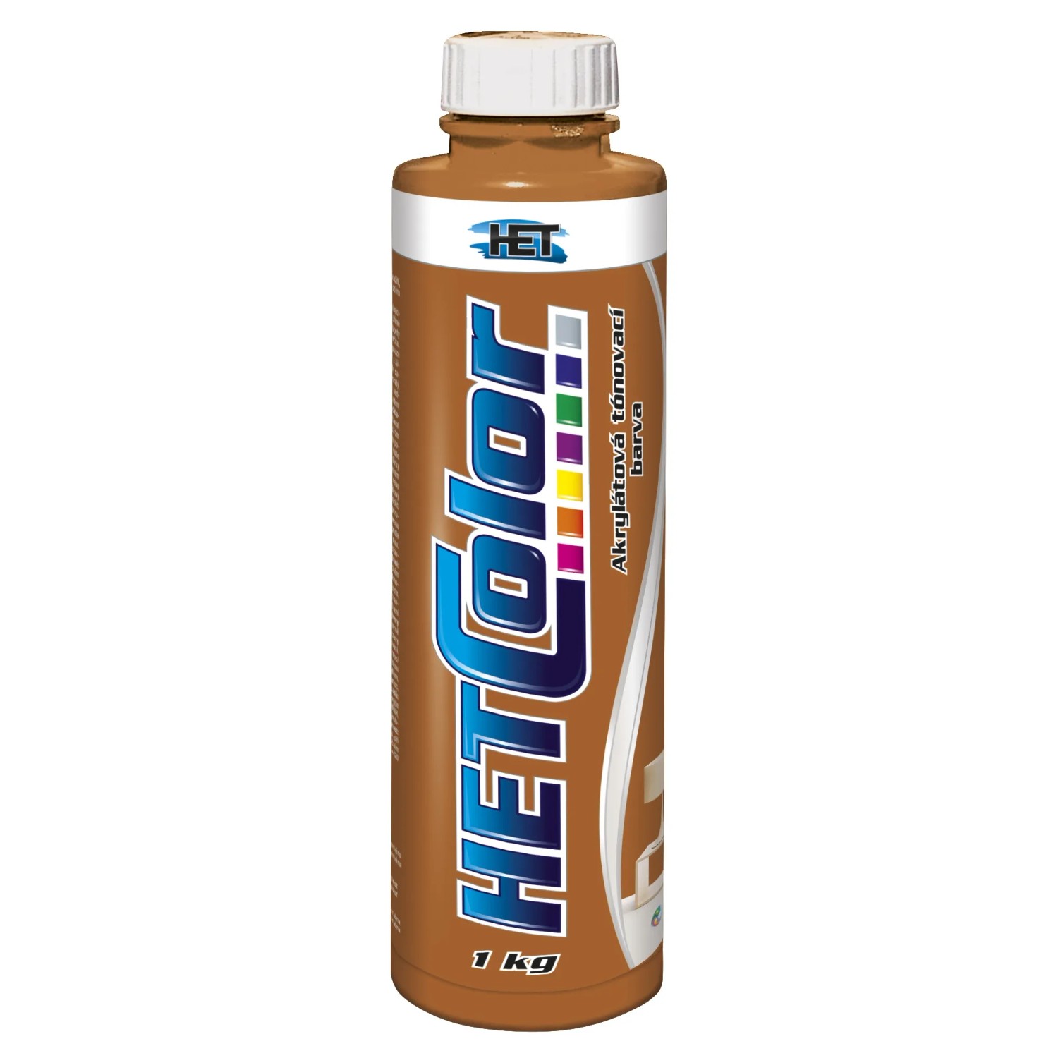 E-shop HETCOLOR Akrylátová tónovacia farba oranžová tehlová 1 kg