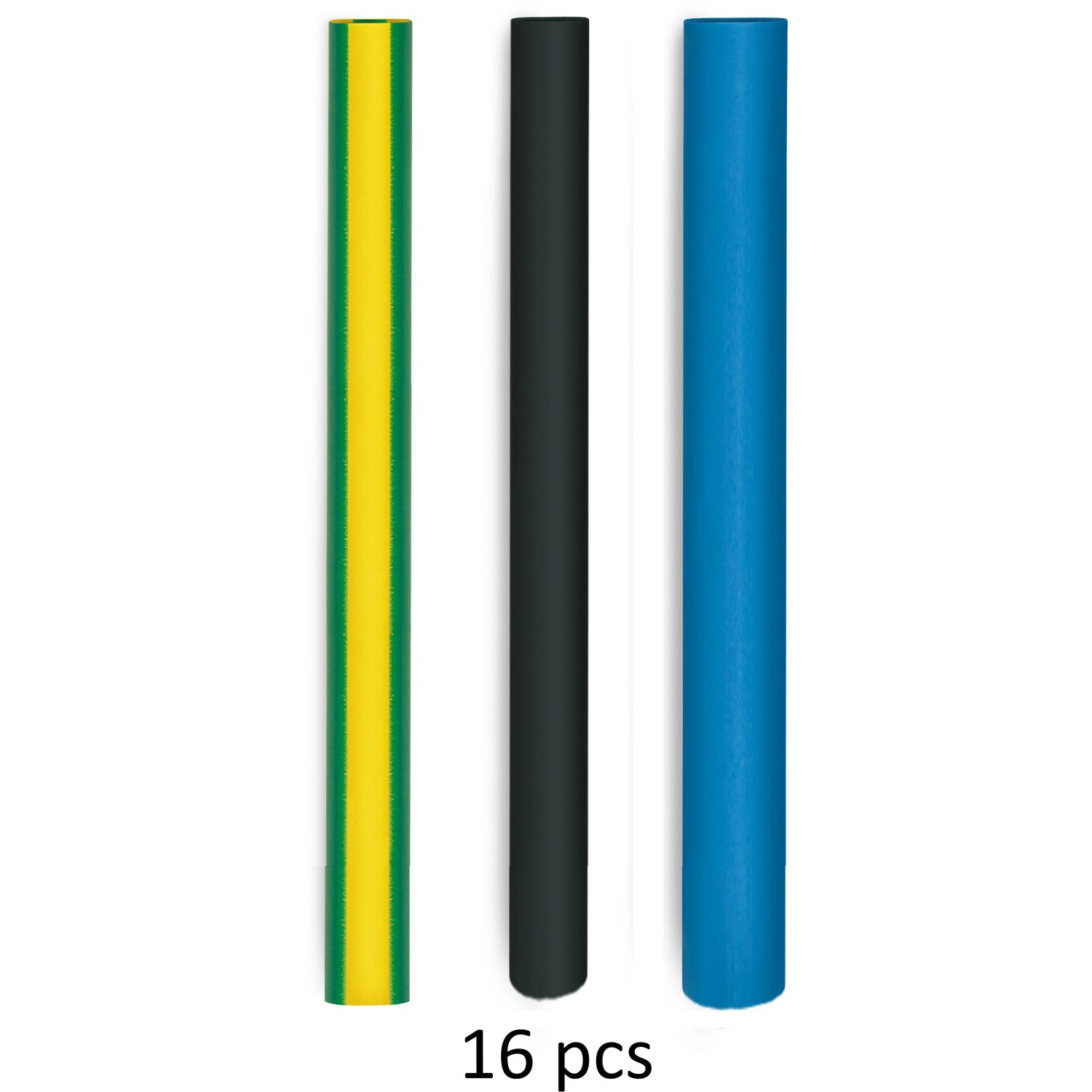 E-shop Steinel Súprava zmršťov. bužírok, pr. 3,2 - 9,5 mm x 110 mm, 16 ks, rôzne farby