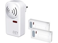 Bezdrôtový zvonček DZ 1-2 s dvoma vysielačmi
