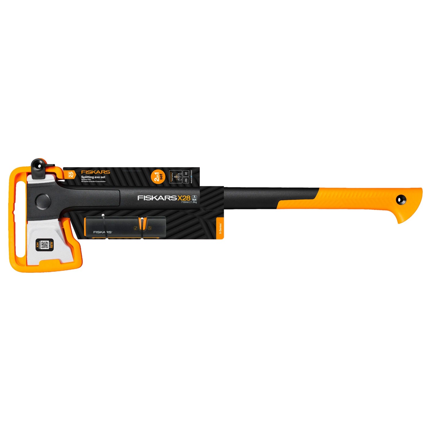 E-shop FISKARS Univerzálna sekera X-series X28 (M) + ostrič nožov a sekier Xsharp