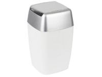 Spirella Odpadkový kôš Retro plast biely