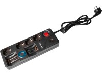 OBI Multifunkčná zásuvková lišta čierna, 4-násobná OBI Multifunkčná zásuvková lišta čierna, 4-násobná