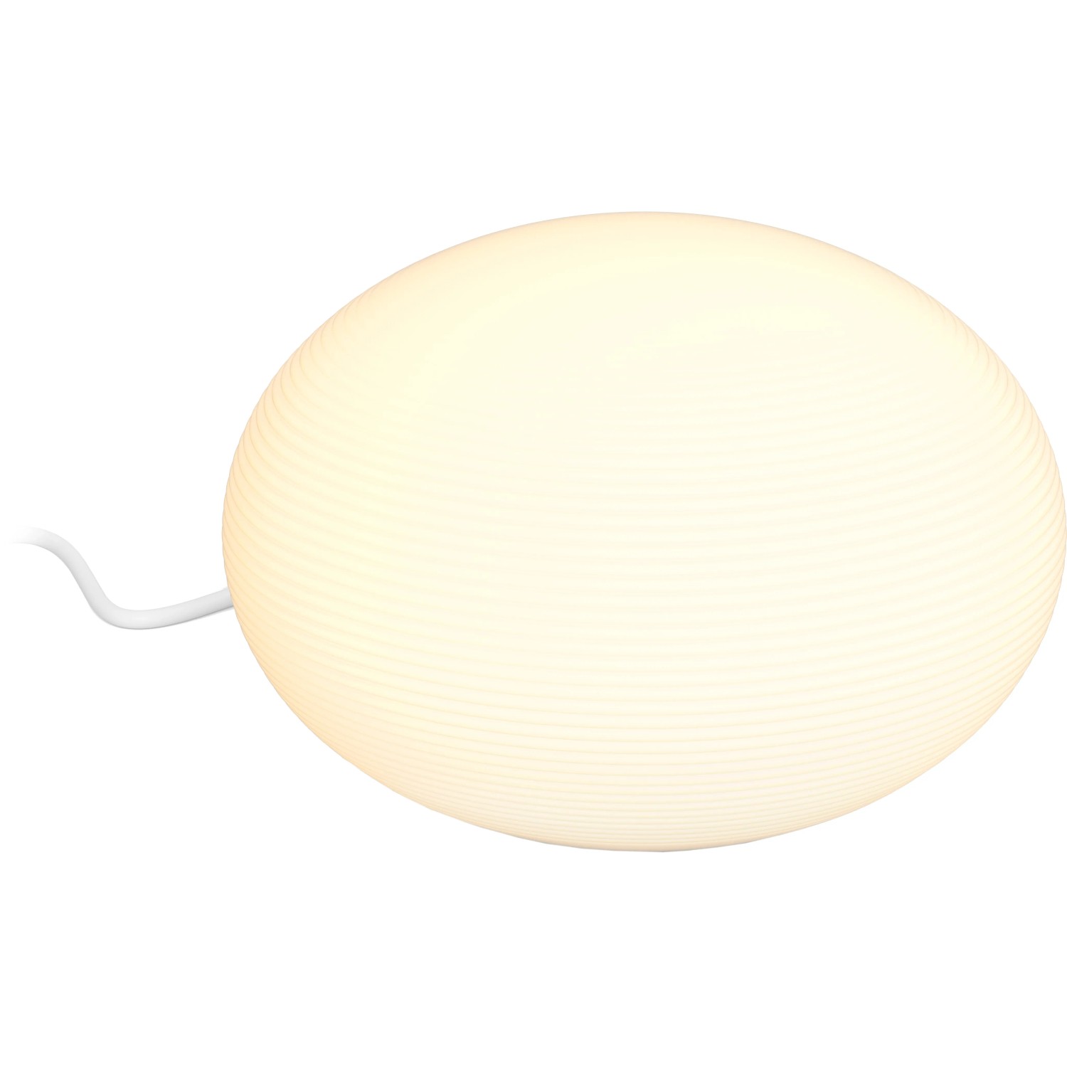 E-shop Philips Hue Stol. svietidlo White&Color Ambiance Flourish 9,5W biela, pr. 26,1cm