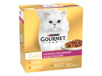 Gourmet Gold Konzervy pre mačky kačica/morka, hovädzie/kurča, ryba, ai. 8x85g Gourmet Gold Konzervy pre mačky kačica/morka, hovädzie/kurča, ryba, ai. 8x85g