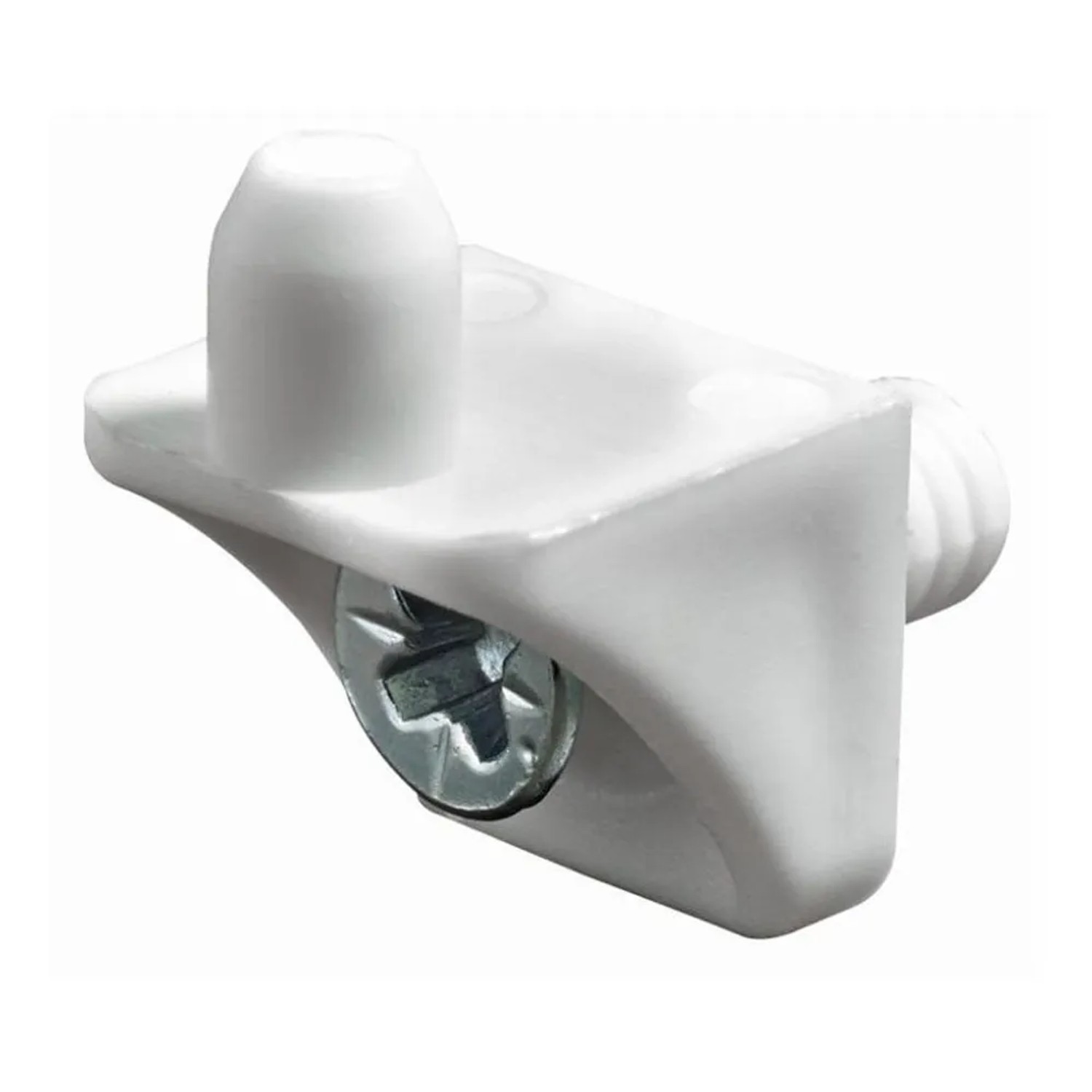 E-shop Hettich Nosník police so skrutkou, 5 mm, biela, 20 ks
