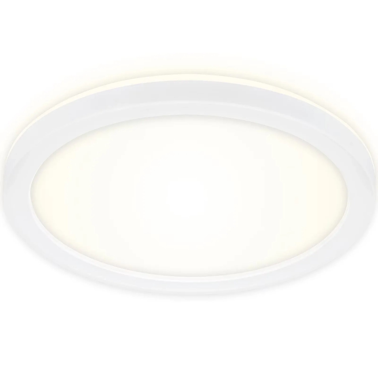 E-shop Briloner LED stropné svietidlo Slim biele 12W 1400lm 4000K pr. 19 x 2,8 cm
