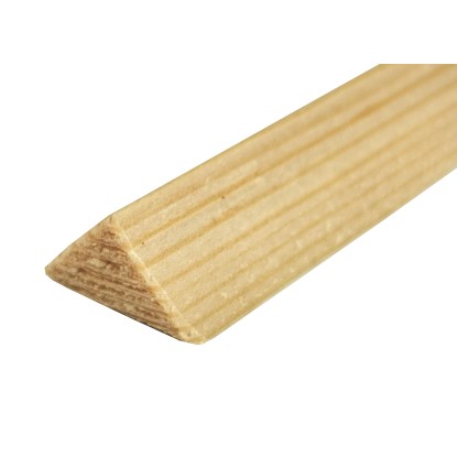 Döllken Profiles Trojhran DR12 prírodná borovica 14 x 14 x 900 mm