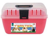 Stefanplast Prepravka pre hlodavce Twister, rôzne farby, 29 x 19 x 18 cm