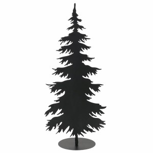 Čierna dekorácia stromu Boltze Findus, výška 90 cm, moderná vianočná dekorácia.