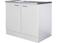 Flex-Well Kuchynská skrinka Wito spodná vr. drezu 100 x 60 cm, 100 x 85 x 57,1cm