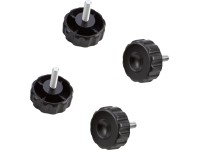 Krytky na nožičky pre hollywoodsku hojdačku Jerona, pr. 50 mm, 4 ks