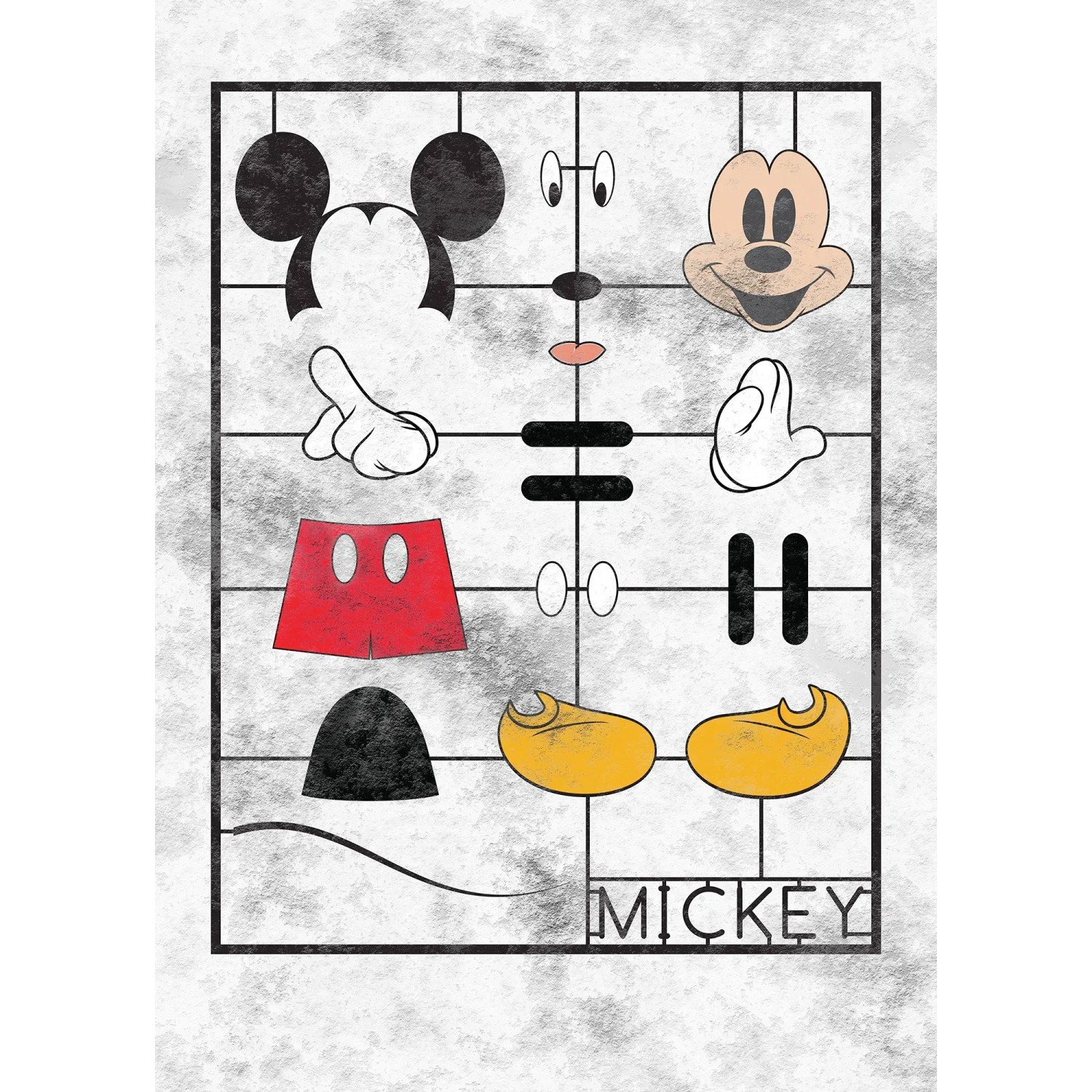 E-shop Komar Vliesová fototapeta Mickey Kit 200 x 280 cm
