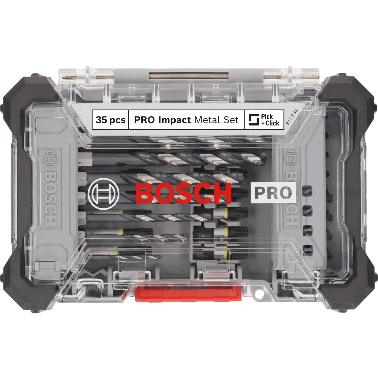 E-shop Bosch Sada skrutkovacích bitov a vrtákov do kovu Pro Impact Metal, 35-dielna