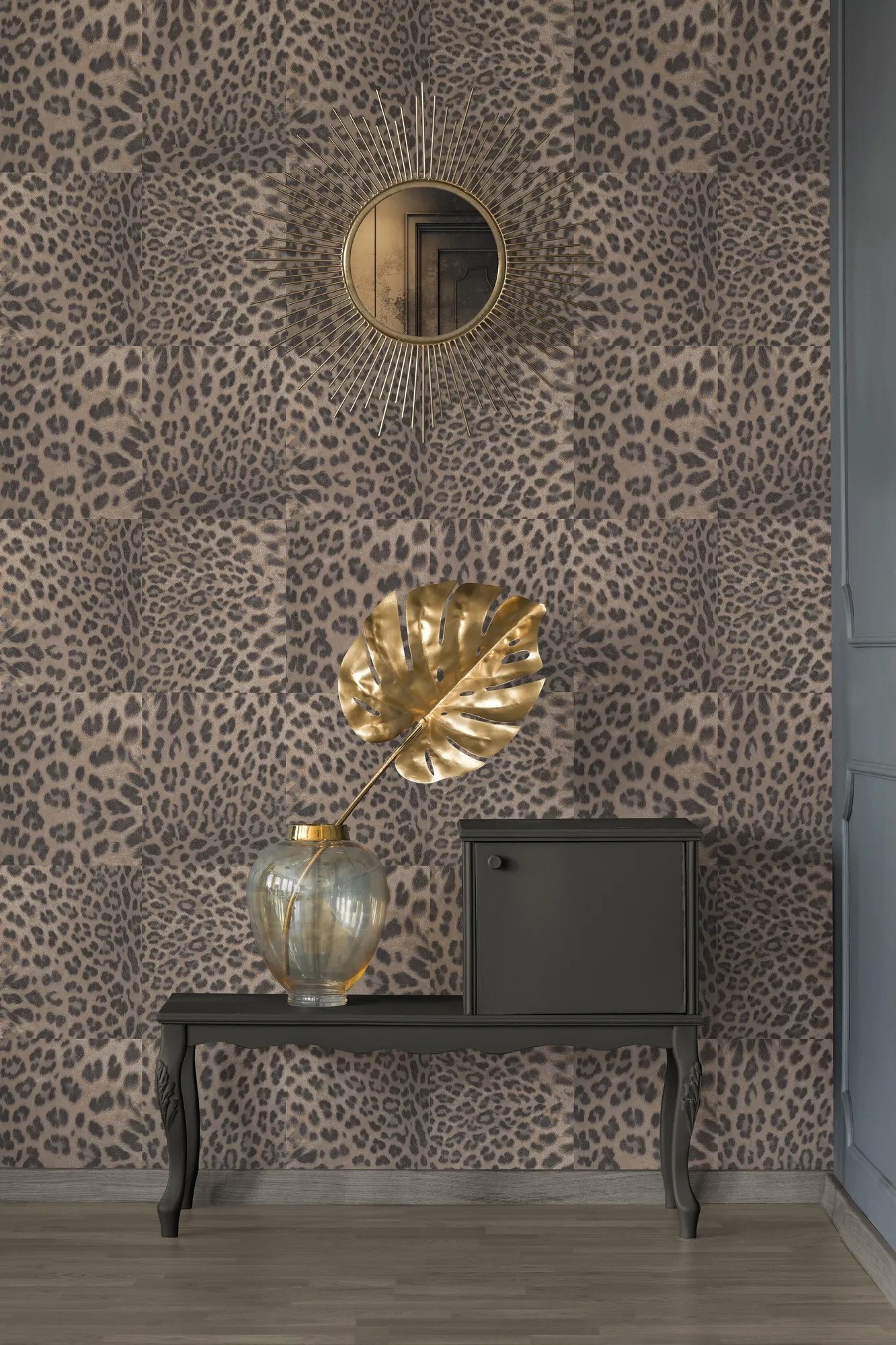 A. S. Creation Vliesová tapeta Desert Lodge Leopardí vzor hnedá nakúpiť ...