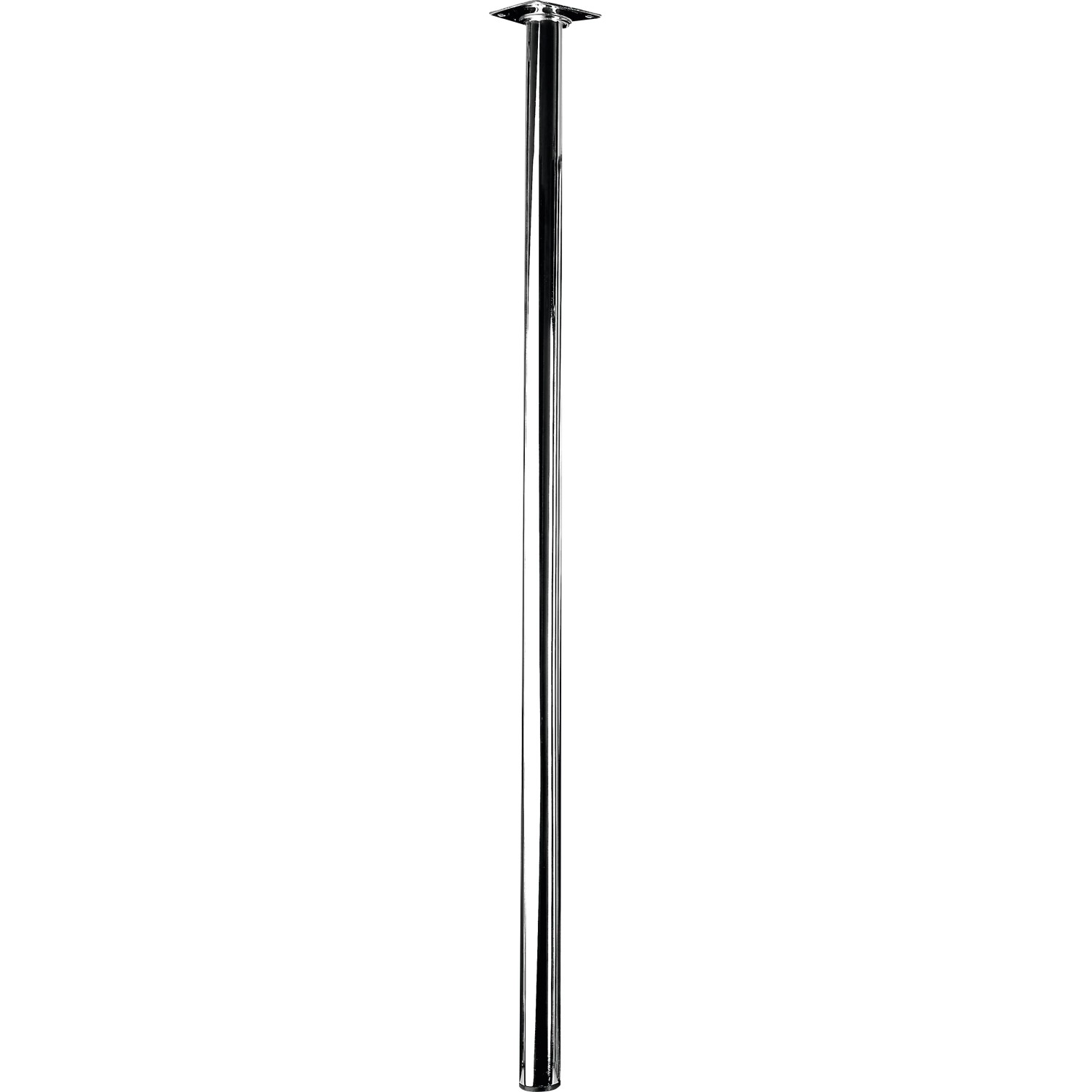E-shop Hettich Nábytková noha guľatá pr. 30 x 800 mm chrómová