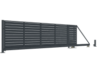 JARMEX Posuvná brána SALERNO s pohonom, antracit RAL7016, 1500 x 4000/6000 mm, P JARMEX Posuvná brána SALERNO s pohonom, antracit RAL7016, 1500 x 4000/6000 mm, P