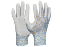 GEBOL Záhradné rukavice Gardeluxe Daisy biele, veľ. 7