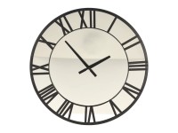 Nástenné hodiny so zrkadlovým ciferníkom, pr. 47 x 4 cm